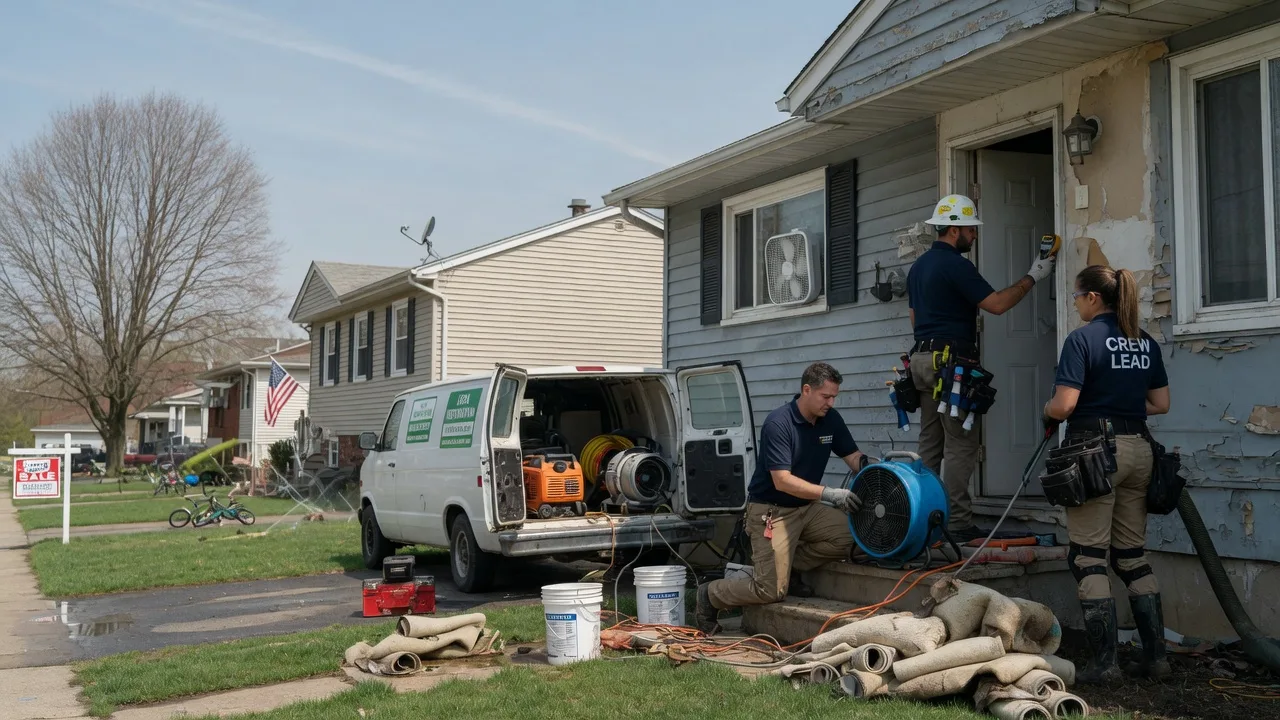 Flood Cleanup in Stone Park, IL near me